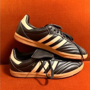 Adidas Sambas LT Core in Black and Cream White